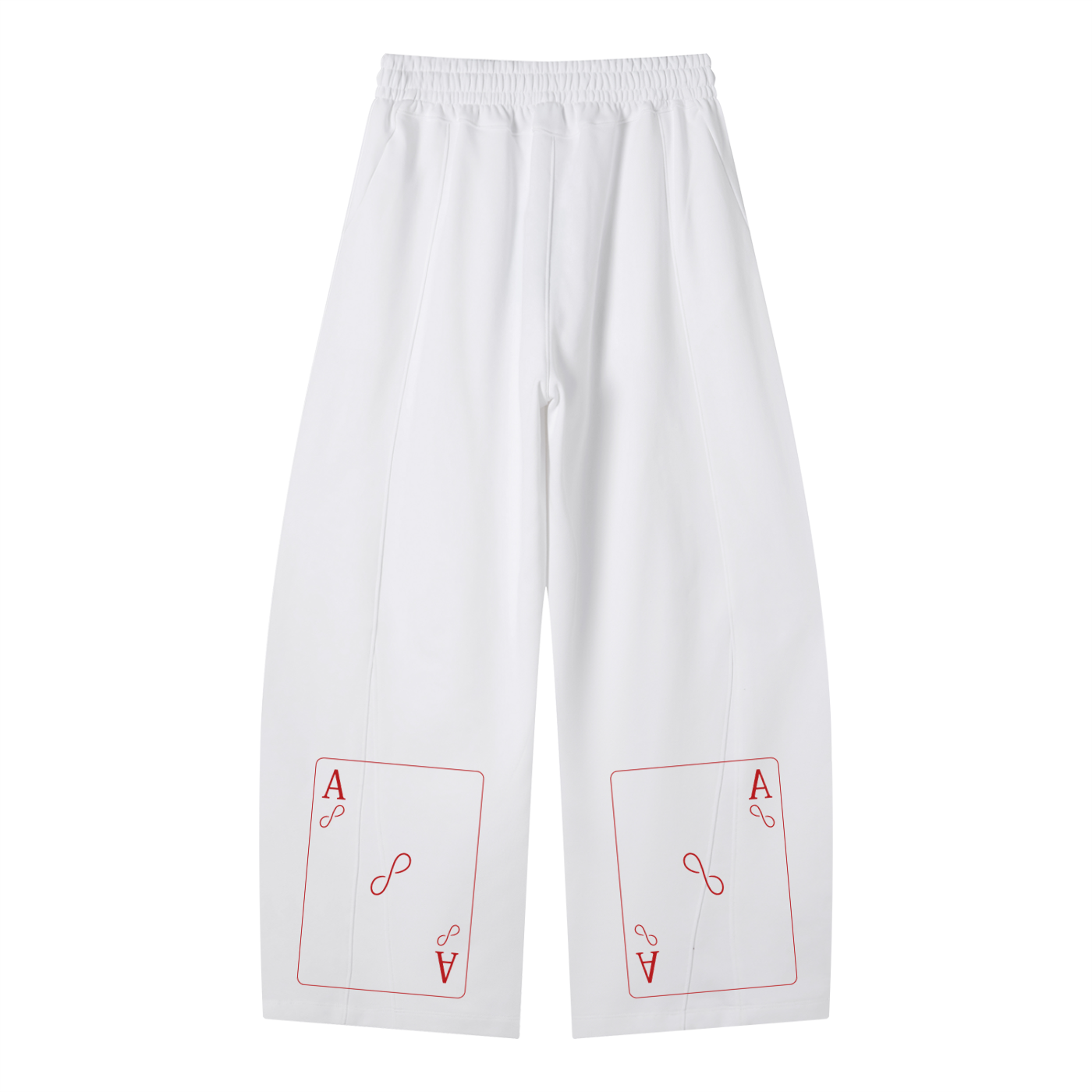 Luckily Aces Wide Leg Sweatpants