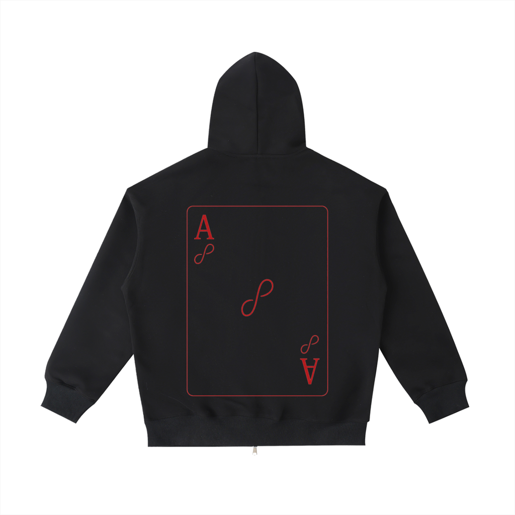 Luckily Aces Zip-Up