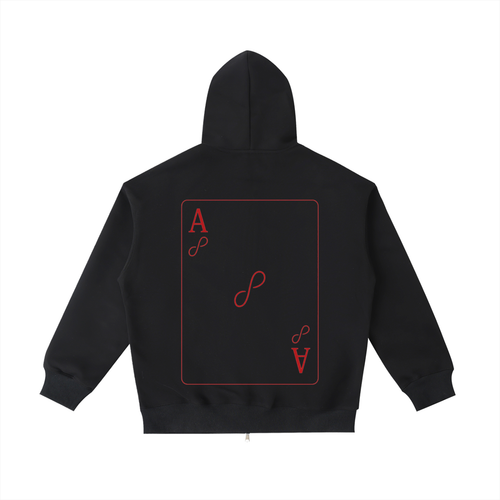 Luckily Aces Zip-Up