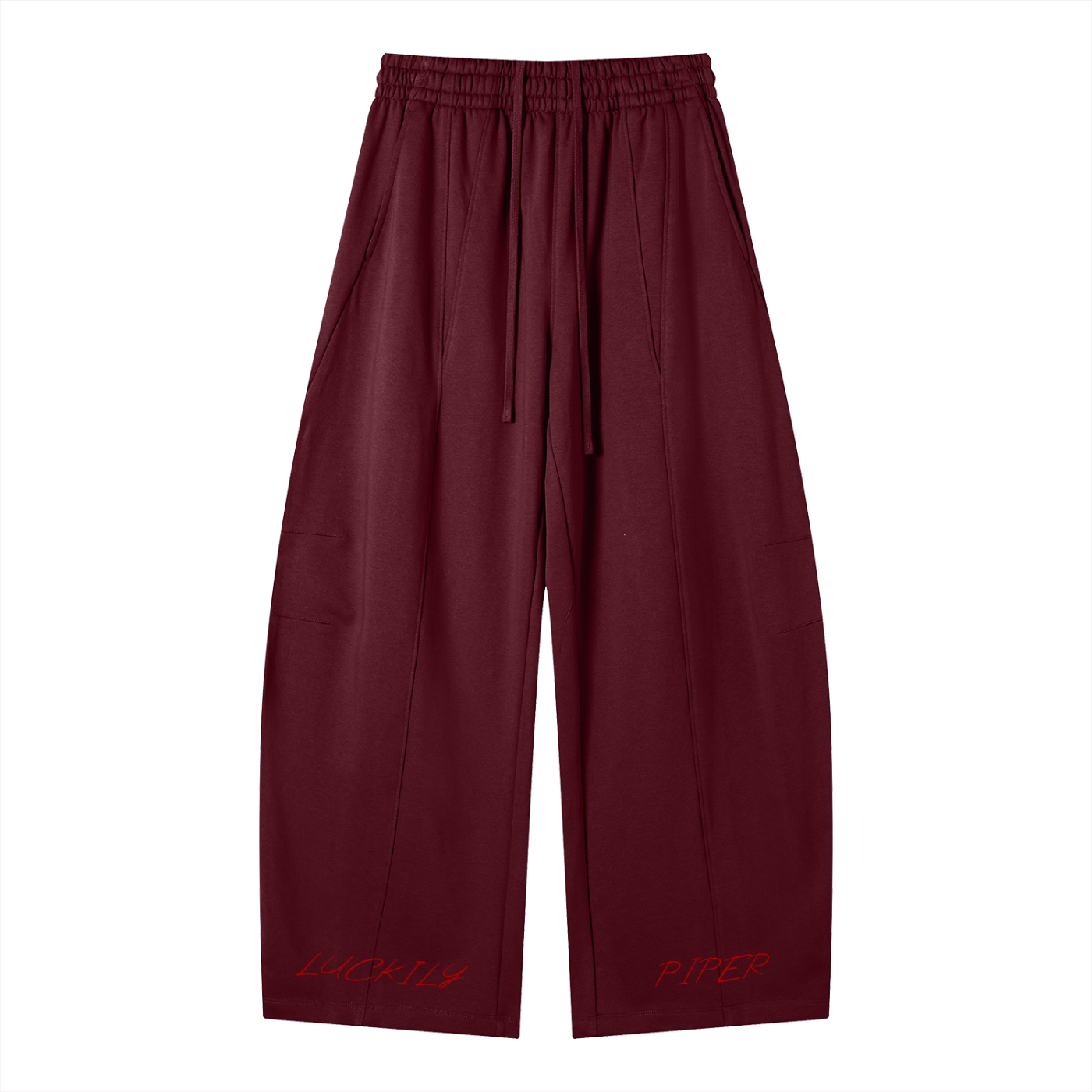 Luckily Aces Wide Leg Sweatpants