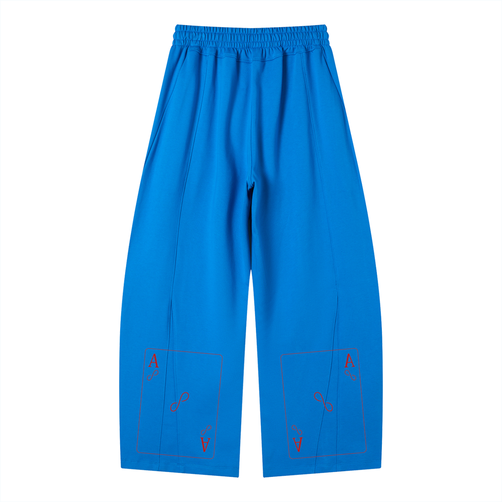 Luckily Aces Wide Leg Sweatpants