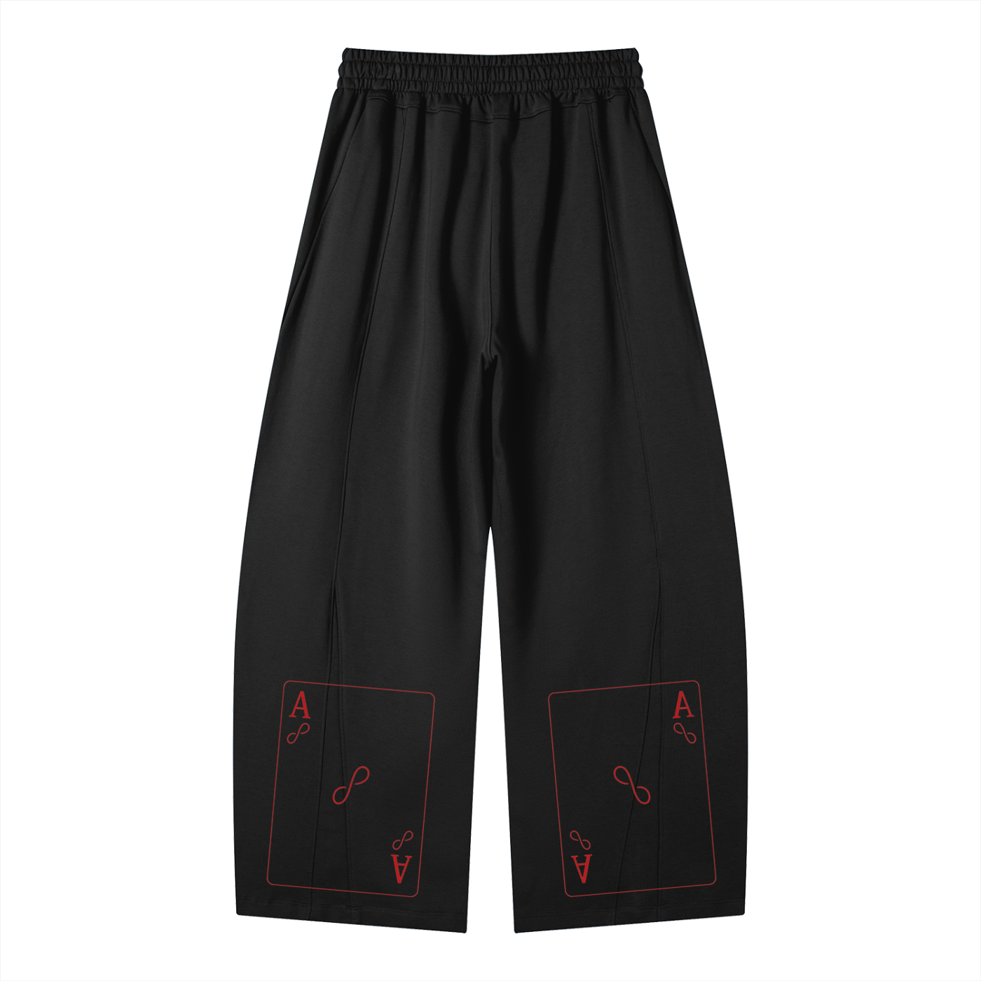 Luckily Aces Wide Leg Sweatpants